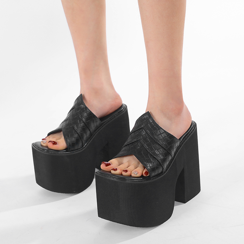 Gdgydh Siyah Platform Sandalet - Sandal Strappy Heeled incelemesi ve fiyatı