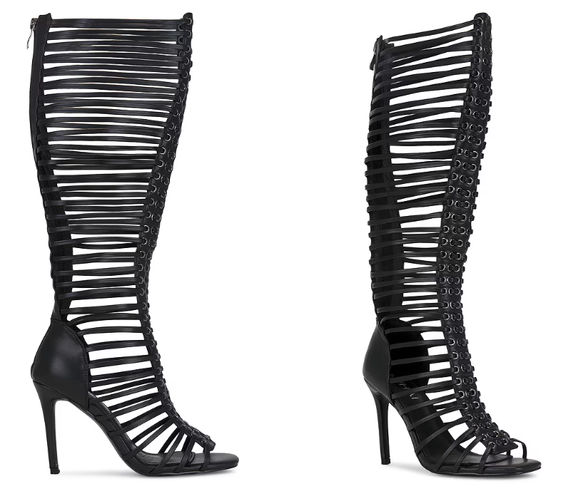 Kadın Siyah Kafesli Strappy St - Sandal Strappy Heeled incelemesi ve fiyatı
