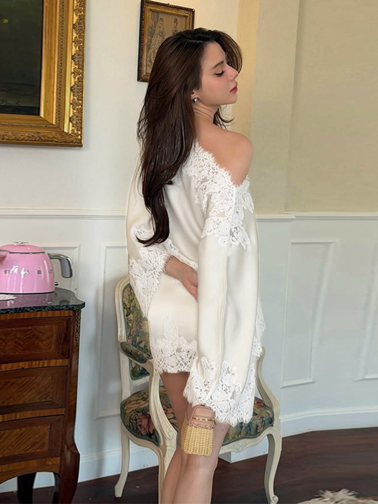 Zarif Dantel Detaylı Kadın Göm - Blouse Off Shoulder incelemesi ve fiyatı