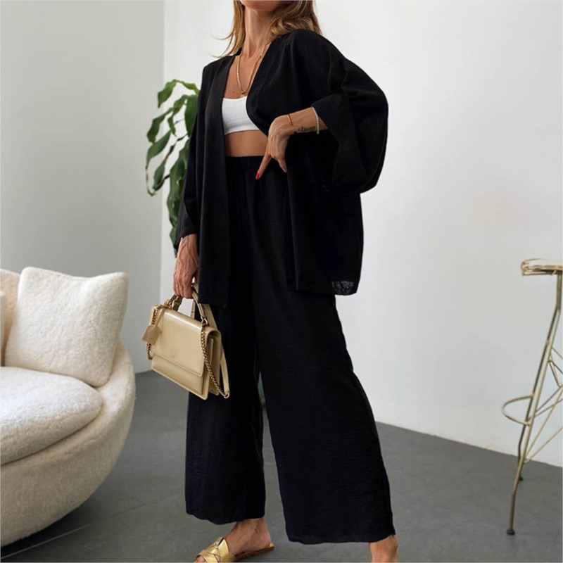 Kadın keten pantolon takım elb - Linen Pant Wide incelemesi ve fiyatı