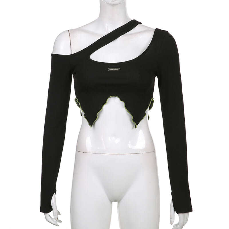 Yeni Hollow Uzun Kollu Kadın T - Blouse Off Shoulder incelemesi ve fiyatı