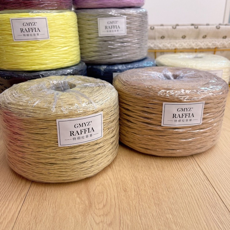 250 g/adet Ince Düz Rafya Ipli - Crochet Bag Raffia incelemesi ve fiyatı