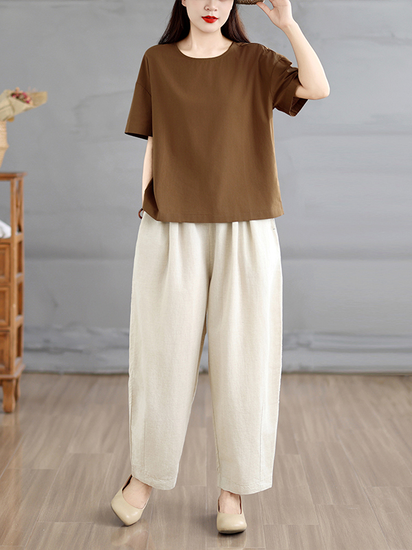 Yazlık Etnik Tarz Kadın Bol Pa - Linen Pant Wide incelemesi ve fiyatı