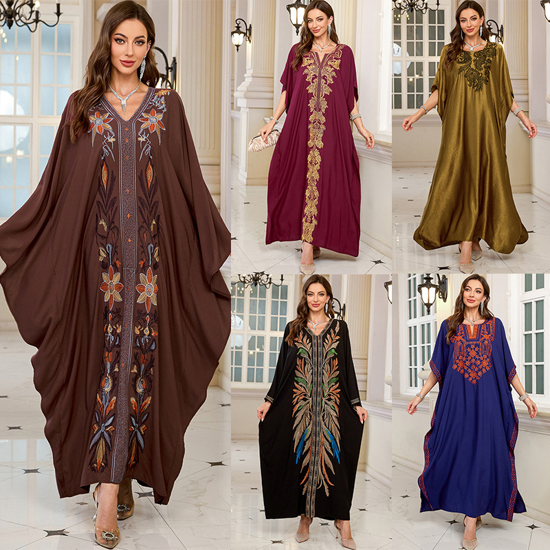 Kadınlar İçin İşlemeli Uzun Ka - Cover Up Kaftan incelemesi ve fiyatı